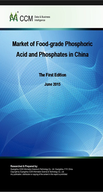 Market of Food-grade Phosphoric Acid and Phosphates in China